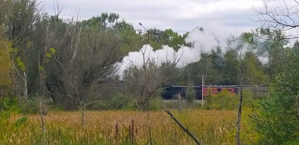 Steam engine at Cuyahoga Valley National Park in Ohio