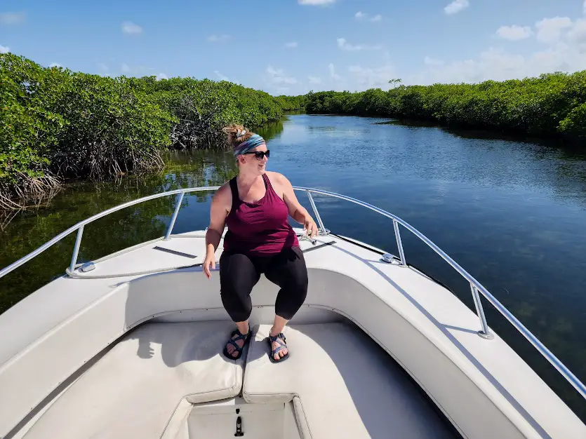 Boat tour in Biscayne National Park