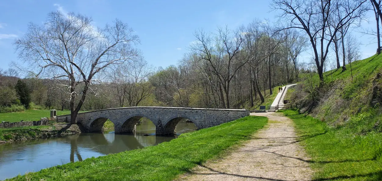 Burnside Bridge at Antietam National Battlefield in Maryland
